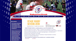 Desktop Screenshot of cd33rugby.com